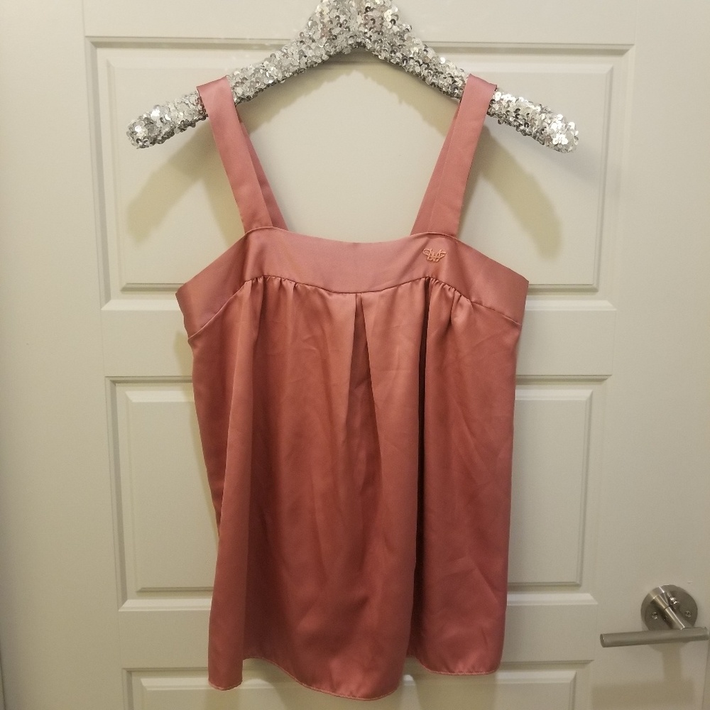 Diane von Furstenberg Pink Sleeveless Blouse Small